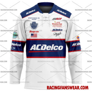 Dale Earnhardt Nascar Racing 1996 ACDelco Uniform Apparel Clothes Baseball Jersey Hockey Jersey 3 Nascar store - Loyal fans of Dale Earnhardt's Unisex Baseball Jerseys,Kid Baseball Jerseys,Youth Baseball Jerseys,Men's Hockey Jerseys,WoMen's Hockey Jerseys,Youth's Hockey Jerseys:vintage nascar racing suit,uniform,apparel,shirts,merch,hoodie,jackets,shorts,sweatshirt,outfits,clothes