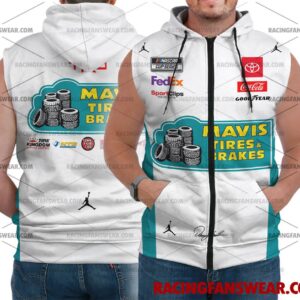 Denny Hamlin Nascar Racing 2024 Joe Gibbs Racing Mavis Uniform Apparel Clothes Bomber Thick Coat Sleeveless Hoodie Hooded T-Shirt 4 Nascar store - Loyal fans of Denny Hamlin's Bomber Jacket,Unisex Thick Coat,Unisex Sleeveless Hoodie,Unisex Hooded T-Shirt,Kid Sleeveless Hoodie,Kid Hooded T-Shirts,Kid Thick Coat:vintage nascar racing suit,uniform,apparel,shirts,merch,hoodie,jackets,shorts,sweatshirt,outfits,clothes