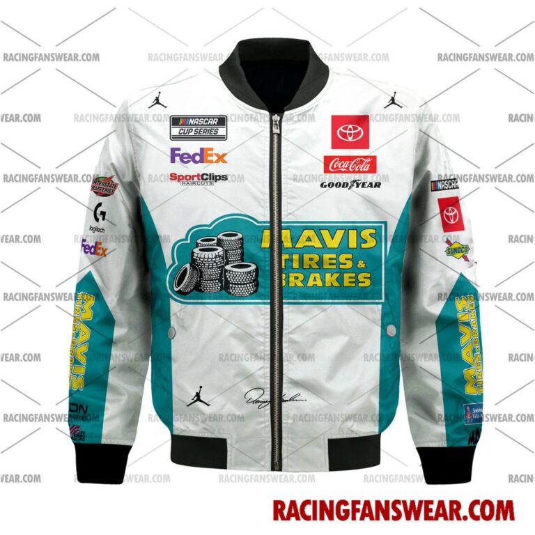 Nascar store - Loyal fans of Denny Hamlin's Bomber Jacket,Unisex Thick Coat,Unisex Sleeveless Hoodie,Unisex Hooded T-Shirt,Kid Sleeveless Hoodie,Kid Hooded T-Shirts,Kid Thick Coat:vintage nascar racing suit,uniform,apparel,shirts,merch,hoodie,jackets,shorts,sweatshirt,outfits,clothes