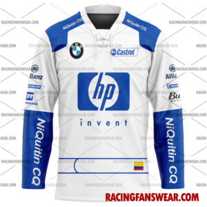 Juan Pablo Montoya Formula One Racing HP Uniform Apparel Clothes Baseball Jersey Hockey Jersey 3 Formula One store - Loyal fans of Juan Pablo Montoya's Unisex Baseball Jerseys,Kid Baseball Jerseys,Youth Baseball Jerseys,Men's Hockey Jerseys,WoMen's Hockey Jerseys,Youth's Hockey Jerseys:vintage formula one racing suit,uniform,apparel,shirts,merch,hoodie,jackets,shorts,sweatshirt,outfits,clothes