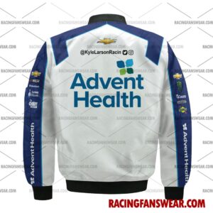 Kyle Larson Nascar Racing 2019 Advent Health Uniform Apparel Clothes Bomber Thick Coat Sleeveless Hoodie Hooded T-Shirt 1 Nascar store - Loyal fans of Kyle Larson's Bomber Jacket,Unisex Thick Coat,Unisex Sleeveless Hoodie,Unisex Hooded T-Shirt,Kid Sleeveless Hoodie,Kid Hooded T-Shirts,Kid Thick Coat:vintage nascar racing suit,uniform,apparel,shirts,merch,hoodie,jackets,shorts,sweatshirt,outfits,clothes