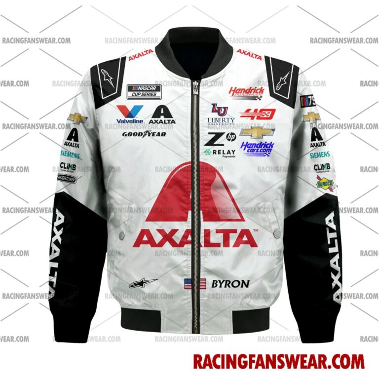 Nascar store - Loyal fans of William Byron's Bomber Jacket,Unisex Thick Coat,Unisex Sleeveless Hoodie,Unisex Hooded T-Shirt,Kid Sleeveless Hoodie,Kid Hooded T-Shirts,Kid Thick Coat:vintage nascar racing suit,uniform,apparel,shirts,merch,hoodie,jackets,shorts,sweatshirt,outfits,clothes