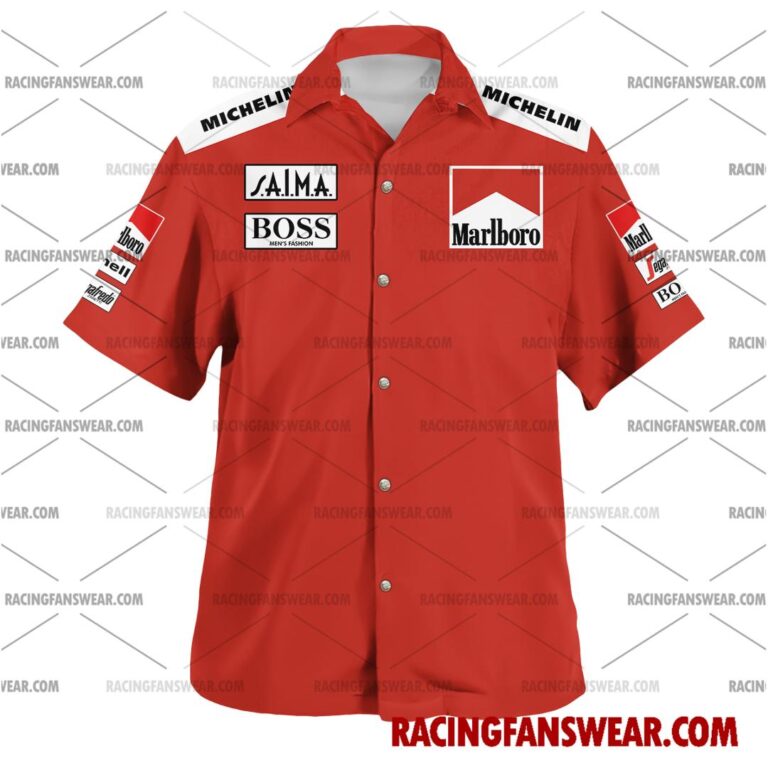 Formula One store - Loyal fans of Alain Prost's Unisex Hawaiian Shirt,Unisex Polo Shirt,Kid Hawaiian Shirt,Kid Polo Shirt:vintage formula one racing suit,uniform,apparel,shirts,merch,hoodie,jackets,shorts,sweatshirt,outfits,clothes