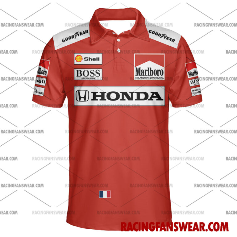 Formula One store - Loyal fans of Alain Prost's Unisex Hawaiian Shirt,Unisex Polo Shirt,Kid Hawaiian Shirt,Kid Polo Shirt:vintage formula one racing suit,uniform,apparel,shirts,merch,hoodie,jackets,shorts,sweatshirt,outfits,clothes