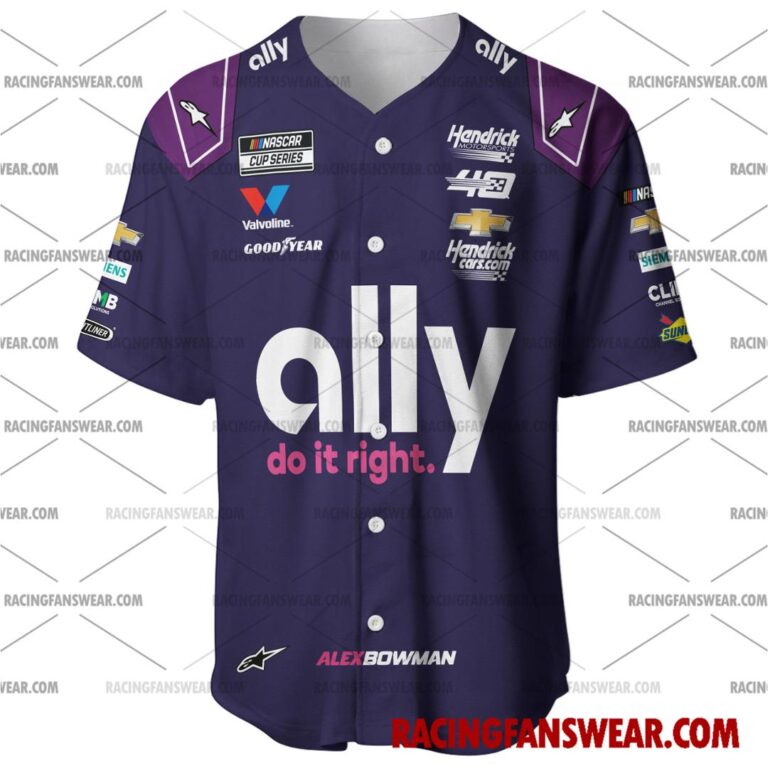 Nascar store - Loyal fans of Alex Bowman's Men's Baseball Jersey,Women's Baseball Jersey,Kid's Baseball Jersey,Men's Hockey Jerseys,WoMen's Hockey Jerseys,Youth's Hockey Jerseys:vintage nascar racing suit,uniform,apparel,shirts,merch,hoodie,jackets,shorts,sweatshirt,outfits,clothes