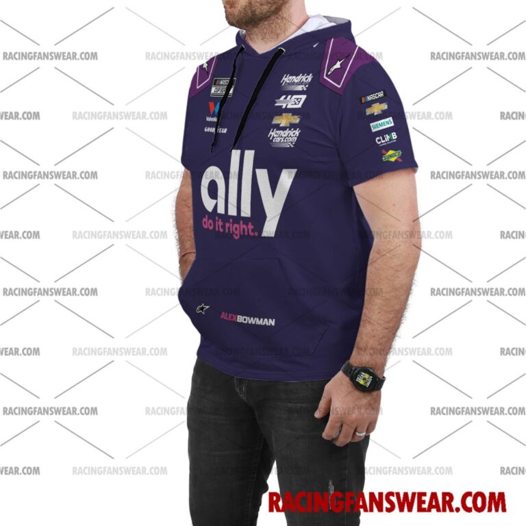 Nascar store - Loyal fans of Alex Bowman's Bomber Jacket,Unisex Thick Coat,Unisex Sleeveless Hoodie,Unisex Hooded T-Shirt,Kid Sleeveless Hoodie,Kid Hooded T-Shirts,Kid Thick Coat:vintage nascar racing suit,uniform,apparel,shirts,merch,hoodie,jackets,shorts,sweatshirt,outfits,clothes