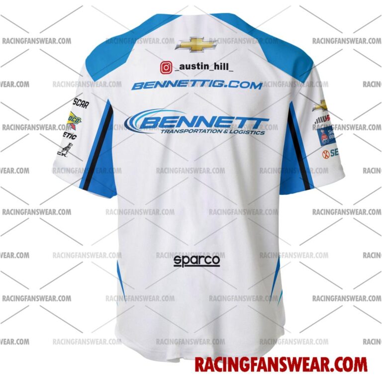 Nascar store - Loyal fans of Austin Hill's Men's Baseball Jersey,Women's Baseball Jersey,Kid's Baseball Jersey,Men's Hockey Jerseys,WoMen's Hockey Jerseys,Youth's Hockey Jerseys:vintage nascar racing suit,uniform,apparel,shirts,merch,hoodie,jackets,shorts,sweatshirt,outfits,clothes