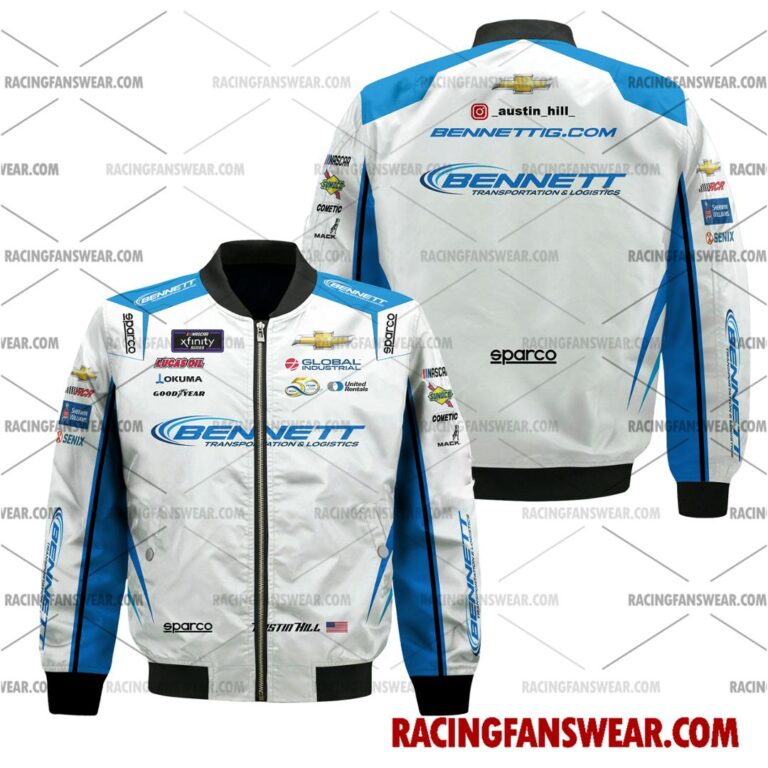 Nascar store - Loyal fans of Austin Hill's Bomber Jacket,Unisex Thick Coat,Unisex Sleeveless Hoodie,Unisex Hooded T-Shirt,Kid Sleeveless Hoodie,Kid Hooded T-Shirts,Kid Thick Coat:vintage nascar racing suit,uniform,apparel,shirts,merch,hoodie,jackets,shorts,sweatshirt,outfits,clothes