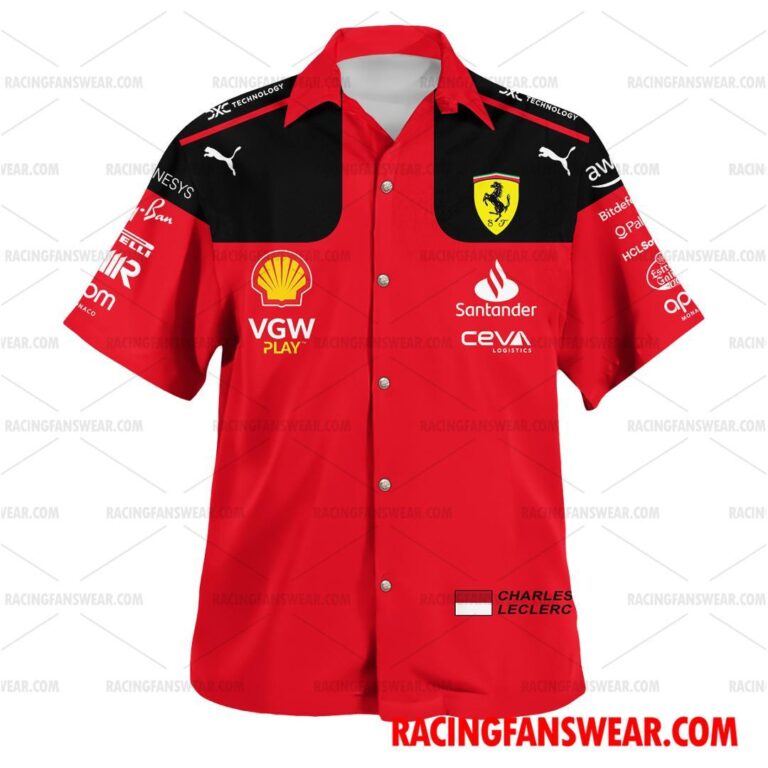 Formula One store - Loyal fans of Charles Leclerc's Unisex Hawaiian Shirt,Unisex Polo Shirt,Kid Hawaiian Shirt,Kid Polo Shirt:vintage formula one racing suit,uniform,apparel,shirts,merch,hoodie,jackets,shorts,sweatshirt,outfits,clothes