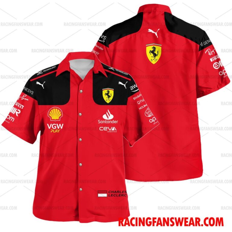 Formula One store - Loyal fans of Charles Leclerc's Unisex Hawaiian Shirt,Unisex Polo Shirt,Kid Hawaiian Shirt,Kid Polo Shirt:vintage formula one racing suit,uniform,apparel,shirts,merch,hoodie,jackets,shorts,sweatshirt,outfits,clothes