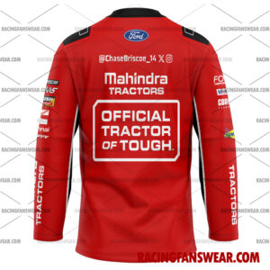 Chase Briscoe Nascar Racing 2024 Stewart Haas Racing Mahindra Uniform Apparel Clothes Baseball Jersey Hockey Jersey 4 Nascar store - Loyal fans of Chase Briscoe's Men's Baseball Jersey,Women's Baseball Jersey,Kid's Baseball Jersey,Men's Hockey Jerseys,WoMen's Hockey Jerseys,Youth's Hockey Jerseys:vintage nascar racing suit,uniform,apparel,shirts,merch,hoodie,jackets,shorts,sweatshirt,outfits,clothes