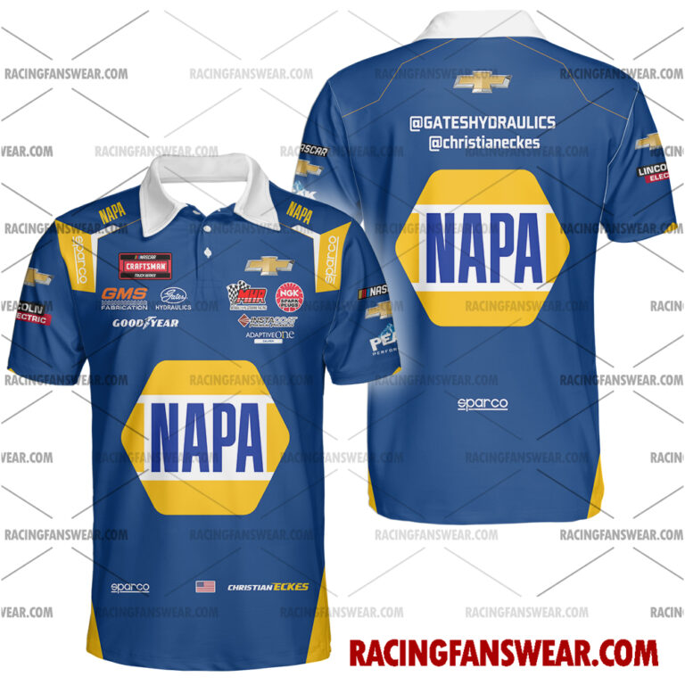 Nascar store - Loyal fans of Christian Eckes's Unisex Hawaiian Shirt,Unisex Polo Shirt,Kid Hawaiian Shirt,Kid Polo Shirt:vintage nascar racing suit,uniform,apparel,shirts,merch,hoodie,jackets,shorts,sweatshirt,outfits,clothes