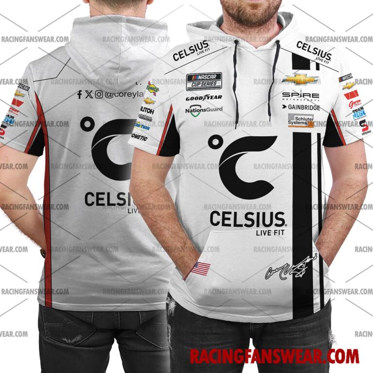 Nascar store - Loyal fans of Corey Lajoie's Bomber Jacket,Unisex Thick Coat,Unisex Sleeveless Hoodie,Unisex Hooded T-Shirt,Kid Sleeveless Hoodie,Kid Hooded T-Shirts,Kid Thick Coat:vintage nascar racing suit,uniform,apparel,shirts,merch,hoodie,jackets,shorts,sweatshirt,outfits,clothes