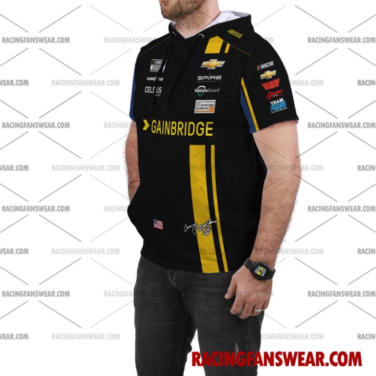 Nascar store - Loyal fans of Corey Lajoie's Bomber Jacket,Unisex Thick Coat,Unisex Sleeveless Hoodie,Unisex Hooded T-Shirt,Kid Sleeveless Hoodie,Kid Hooded T-Shirts,Kid Thick Coat:vintage nascar racing suit,uniform,apparel,shirts,merch,hoodie,jackets,shorts,sweatshirt,outfits,clothes