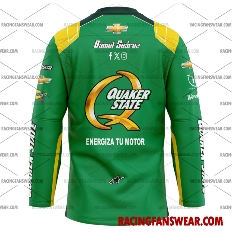 Nascar store - Loyal fans of Daniel Suarez's Men's Baseball Jersey,Women's Baseball Jersey,Kid's Baseball Jersey,Men's Hockey Jerseys,WoMen's Hockey Jerseys,Youth's Hockey Jerseys:vintage nascar racing suit,uniform,apparel,shirts,merch,hoodie,jackets,shorts,sweatshirt,outfits,clothes