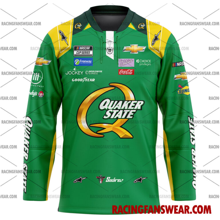 Nascar store - Loyal fans of Daniel Suarez's Men's Baseball Jersey,Women's Baseball Jersey,Kid's Baseball Jersey,Men's Hockey Jerseys,WoMen's Hockey Jerseys,Youth's Hockey Jerseys:vintage nascar racing suit,uniform,apparel,shirts,merch,hoodie,jackets,shorts,sweatshirt,outfits,clothes