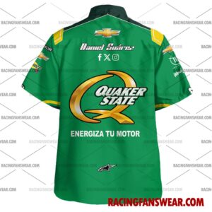 Daniel Suarez Nascar Racing 2024 Trackhouse Racing Quaker State Uniform Apparel Clothes Hawaiian Polo Shirts 2 Nascar store - Loyal fans of Daniel Suarez's Unisex Hawaiian Shirt,Unisex Polo Shirt,Kid Hawaiian Shirt,Kid Polo Shirt:vintage nascar racing suit,uniform,apparel,shirts,merch,hoodie,jackets,shorts,sweatshirt,outfits,clothes