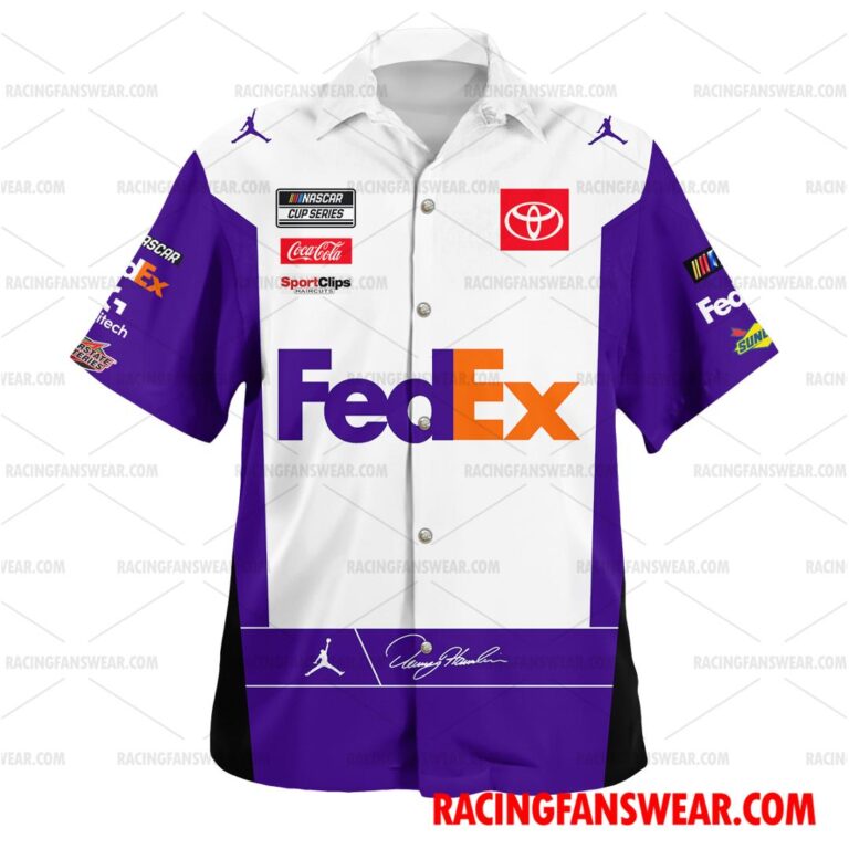 Nascar store - Loyal fans of Denny Hamlin's Unisex Hawaiian Shirt,Unisex Polo Shirt,Kid Hawaiian Shirt,Kid Polo Shirt:vintage nascar racing suit,uniform,apparel,shirts,merch,hoodie,jackets,shorts,sweatshirt,outfits,clothes