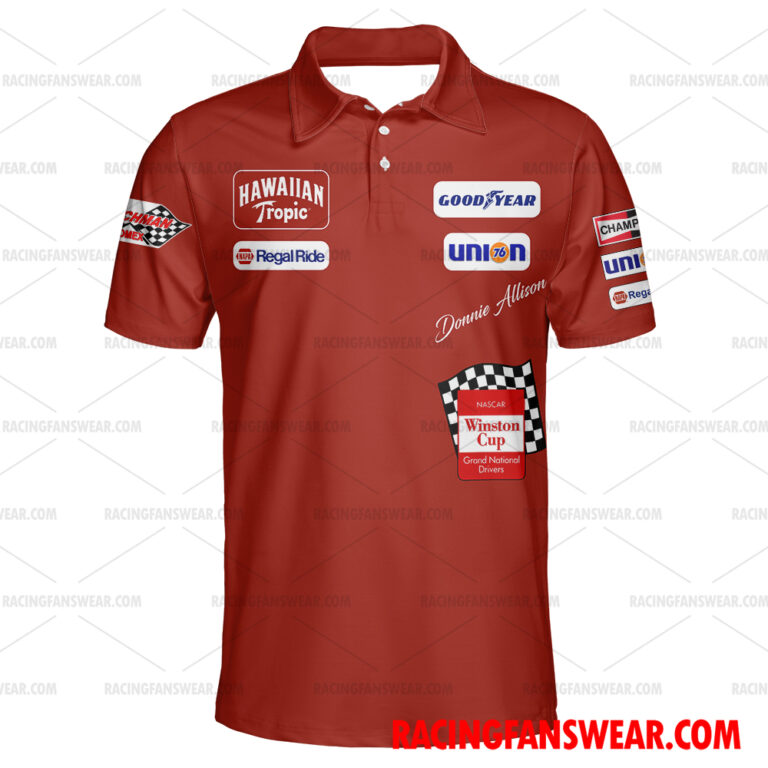 Nascar store - Loyal fans of Donnie Allison's Unisex Hawaiian Shirt,Unisex Polo Shirt,Kid Hawaiian Shirt,Kid Polo Shirt:vintage nascar racing suit,uniform,apparel,shirts,merch,hoodie,jackets,shorts,sweatshirt,outfits,clothes