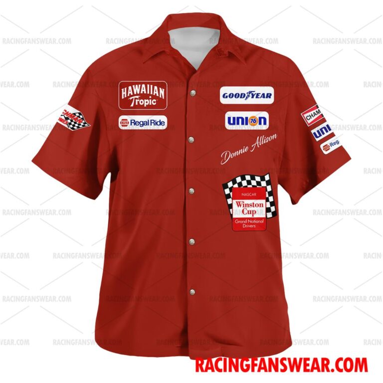 Nascar store - Loyal fans of Donnie Allison's Unisex Hawaiian Shirt,Unisex Polo Shirt,Kid Hawaiian Shirt,Kid Polo Shirt:vintage nascar racing suit,uniform,apparel,shirts,merch,hoodie,jackets,shorts,sweatshirt,outfits,clothes