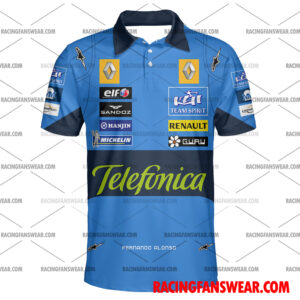 Fernando Alonso Formula One Racing 2005 Telefónica Uniform Apparel Clothes Hawaiian Polo Shirts 4 Formula One store - Loyal fans of Fernando Alonso's Unisex Hawaiian Shirt,Unisex Polo Shirt,Kid Hawaiian Shirt,Kid Polo Shirt:vintage formula one racing suit,uniform,apparel,shirts,merch,hoodie,jackets,shorts,sweatshirt,outfits,clothes