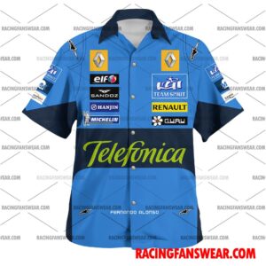 Fernando Alonso Formula One Racing 2005 Telefónica Uniform Apparel Clothes Hawaiian Polo Shirts 1 Formula One store - Loyal fans of Fernando Alonso's Unisex Hawaiian Shirt,Unisex Polo Shirt,Kid Hawaiian Shirt,Kid Polo Shirt:vintage formula one racing suit,uniform,apparel,shirts,merch,hoodie,jackets,shorts,sweatshirt,outfits,clothes