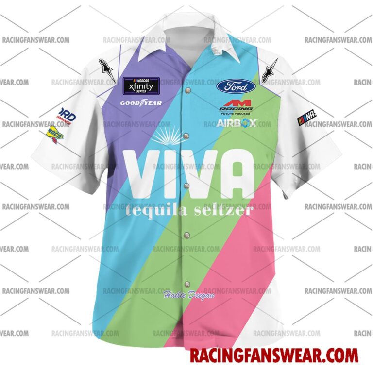 Nascar store - Loyal fans of Hailie Deegan's Unisex Hawaiian Shirt,Unisex Polo Shirt,Kid Hawaiian Shirt,Kid Polo Shirt:vintage nascar racing suit,uniform,apparel,shirts,merch,hoodie,jackets,shorts,sweatshirt,outfits,clothes