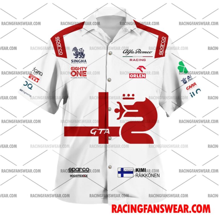 Formula One store - Loyal fans of Kimi Raikkonen's Unisex Hawaiian Shirt,Unisex Polo Shirt,Kid Hawaiian Shirt,Kid Polo Shirt:vintage formula one racing suit,uniform,apparel,shirts,merch,hoodie,jackets,shorts,sweatshirt,outfits,clothes