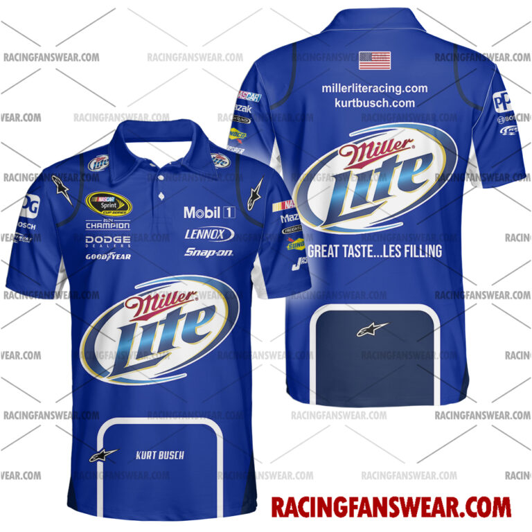 Nascar store - Loyal fans of Kurt Busch's Unisex Hawaiian Shirt,Unisex Polo Shirt,Kid Hawaiian Shirt,Kid Polo Shirt:vintage nascar racing suit,uniform,apparel,shirts,merch,hoodie,jackets,shorts,sweatshirt,outfits,clothes