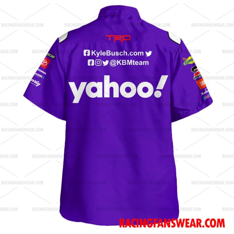 Nascar store - Loyal fans of Kyle Busch's Unisex Hawaiian Shirt,Unisex Polo Shirt,Kid Hawaiian Shirt,Kid Polo Shirt:vintage nascar racing suit,uniform,apparel,shirts,merch,hoodie,jackets,shorts,sweatshirt,outfits,clothes