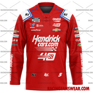 Kyle Larson Nascar Racing 2024 Hendrick Motorsports Uniform Apparel Clothes Baseball Jersey Hockey Jersey 3 Nascar store - Loyal fans of Kyle Larson's Men's Baseball Jersey,Women's Baseball Jersey,Kid's Baseball Jersey,Men's Hockey Jerseys,WoMen's Hockey Jerseys,Youth's Hockey Jerseys:vintage nascar racing suit,uniform,apparel,shirts,merch,hoodie,jackets,shorts,sweatshirt,outfits,clothes