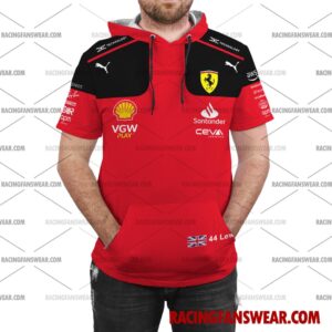 Lewis Hamilton Formula One Racing 2024 Scuderia Ferrari SANTANDER Uniform Apparel Clothes Bomber Thick Coat Sleeveless Hoodie Hooded T-Shirt 9 Formula One store - Loyal fans of Lewis Hamilton's Bomber Jacket,Unisex Thick Coat,Unisex Sleeveless Hoodie,Unisex Hooded T-Shirt,Kid Sleeveless Hoodie,Kid Hooded T-Shirts,Kid Thick Coat:vintage formula one racing suit,uniform,apparel,shirts,merch,hoodie,jackets,shorts,sweatshirt,outfits,clothes