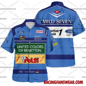 Formula One store - Loyal fans of Michael Schumacher's Unisex Hawaiian Shirt,Unisex Polo Shirt,Kid Hawaiian Shirt,Kid Polo Shirt:vintage formula one racing suit,uniform,apparel,shirts,merch,hoodie,jackets,shorts,sweatshirt,outfits,clothes