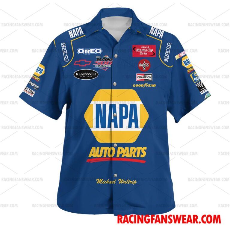 Nascar store - Loyal fans of Michael Waltrip's Unisex Hawaiian Shirt,Unisex Polo Shirt,Kid Hawaiian Shirt,Kid Polo Shirt:vintage nascar racing suit,uniform,apparel,shirts,merch,hoodie,jackets,shorts,sweatshirt,outfits,clothes