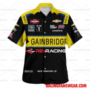 Nick Sanchez Nascar Racing 2023 Uniform Apparel Clothes Hawaiian Polo Shirts 1 Nascar store - Loyal fans of Nick Sanchez's Unisex Hawaiian Shirt,Unisex Polo Shirt,Kid Hawaiian Shirt,Kid Polo Shirt:vintage nascar racing suit,uniform,apparel,shirts,merch,hoodie,jackets,shorts,sweatshirt,outfits,clothes
