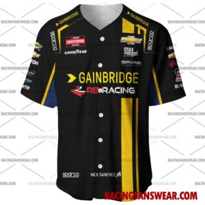 Nick Sanchez Nascar Racing 2024 Rev Racing Gainbridge Uniform Apparel Clothes Baseball Jersey Hockey Jersey 1 Nascar store - Loyal fans of Nick Sanchez's Men's Baseball Jersey,Women's Baseball Jersey,Kid's Baseball Jersey,Men's Hockey Jerseys,WoMen's Hockey Jerseys,Youth's Hockey Jerseys:vintage nascar racing suit,uniform,apparel,shirts,merch,hoodie,jackets,shorts,sweatshirt,outfits,clothes
