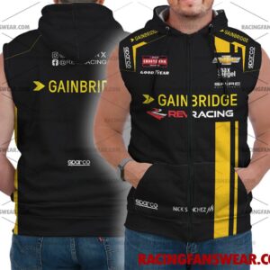 Nick Sanchez Nascar Racing 2024 Rev Racing Gainbridge Uniform Apparel Clothes Bomber Thick Coat Sleeveless Hoodie Hooded T-Shirt 4 Nascar store - Loyal fans of Nick Sanchez's Bomber Jacket,Unisex Thick Coat,Unisex Sleeveless Hoodie,Unisex Hooded T-Shirt,Kid Sleeveless Hoodie,Kid Hooded T-Shirts,Kid Thick Coat:vintage nascar racing suit,uniform,apparel,shirts,merch,hoodie,jackets,shorts,sweatshirt,outfits,clothes