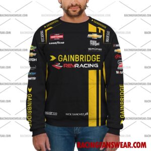 Nick Sanchez Nascar Racing 2024 Rev Racing Gainbridge Uniform Apparel Clothes Sweatshirt Zip Pop Top Hoodie T-Shirt Long Pant 10 Nascar store - Loyal fans of Nick Sanchez's Unisex Hoodie,Unisex Pop Top Hoodie,Unisex Zip Hoodie,Unisex T-Shirt,Unisex Sweatshirt,Unisex Long Pants,Kid Hoodie,Kid Zip Hoodie,Kid T-Shirt,Kid Sweatshirt,Kid Long Pants:vintage nascar racing suit,uniform,apparel,shirts,merch,hoodie,jackets,shorts,sweatshirt,outfits,clothes