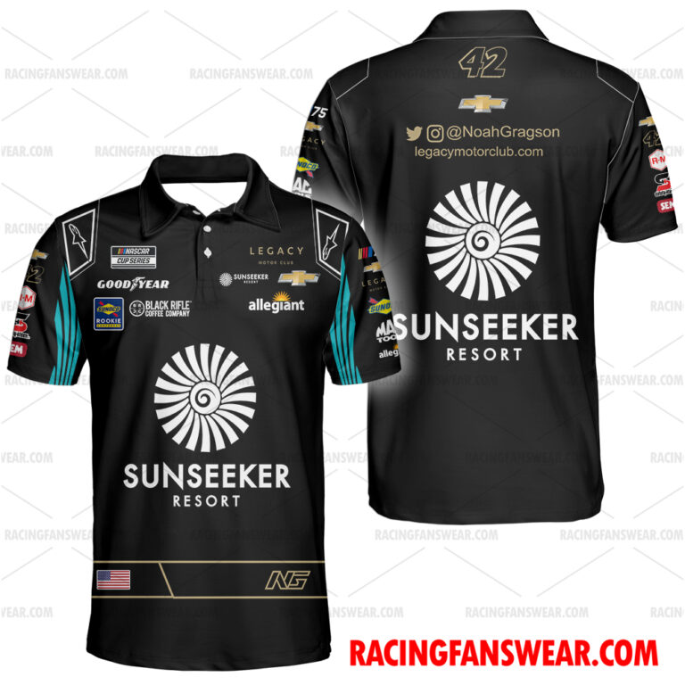 Nascar store - Loyal fans of Noah Gragson's Unisex Hawaiian Shirt,Unisex Polo Shirt,Kid Hawaiian Shirt,Kid Polo Shirt:vintage nascar racing suit,uniform,apparel,shirts,merch,hoodie,jackets,shorts,sweatshirt,outfits,clothes