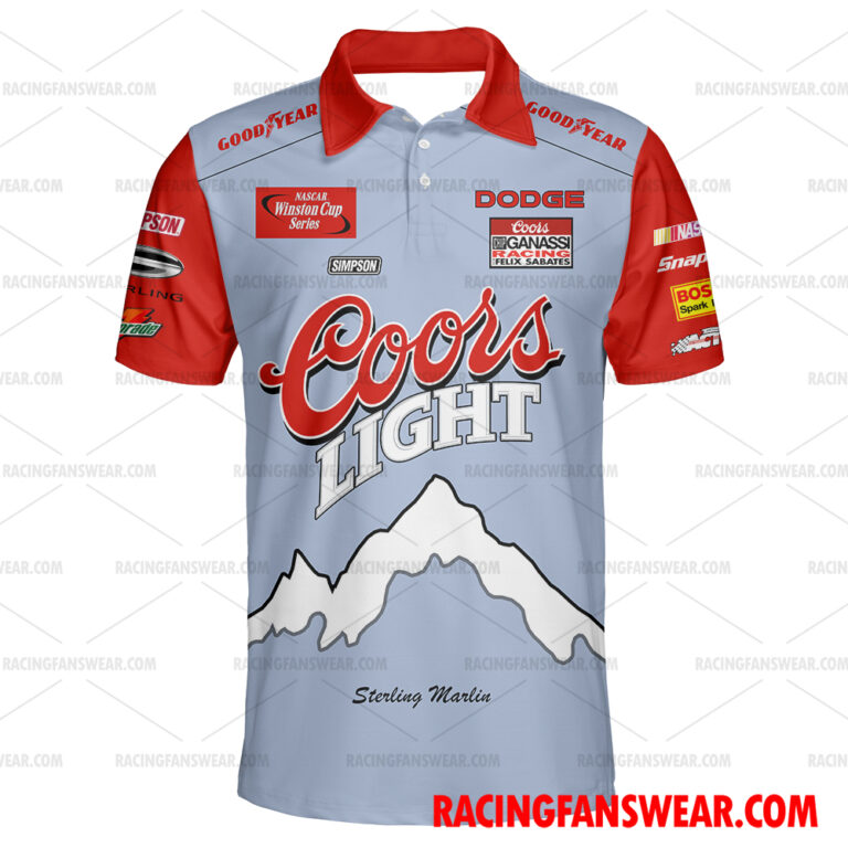 Nascar store - Loyal fans of Sterling Marlin's Unisex Hawaiian Shirt,Unisex Polo Shirt,Kid Hawaiian Shirt,Kid Polo Shirt:vintage nascar racing suit,uniform,apparel,shirts,merch,hoodie,jackets,shorts,sweatshirt,outfits,clothes