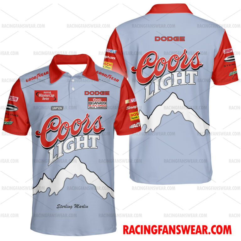 Nascar store - Loyal fans of Sterling Marlin's Unisex Hawaiian Shirt,Unisex Polo Shirt,Kid Hawaiian Shirt,Kid Polo Shirt:vintage nascar racing suit,uniform,apparel,shirts,merch,hoodie,jackets,shorts,sweatshirt,outfits,clothes