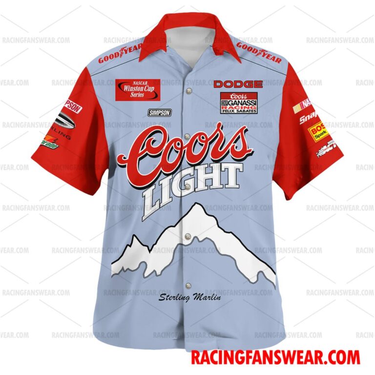 Nascar store - Loyal fans of Sterling Marlin's Unisex Hawaiian Shirt,Unisex Polo Shirt,Kid Hawaiian Shirt,Kid Polo Shirt:vintage nascar racing suit,uniform,apparel,shirts,merch,hoodie,jackets,shorts,sweatshirt,outfits,clothes