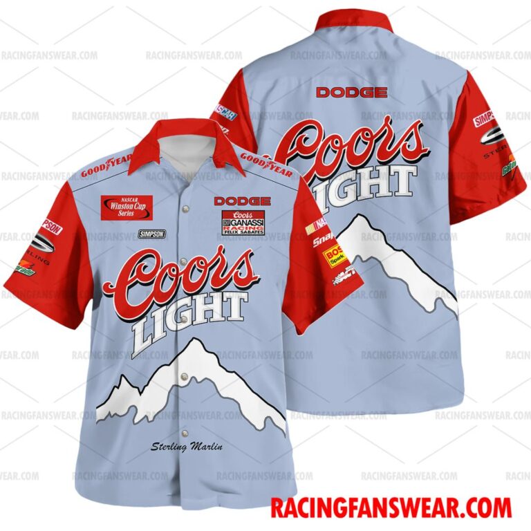 Nascar store - Loyal fans of Sterling Marlin's Unisex Hawaiian Shirt,Unisex Polo Shirt,Kid Hawaiian Shirt,Kid Polo Shirt:vintage nascar racing suit,uniform,apparel,shirts,merch,hoodie,jackets,shorts,sweatshirt,outfits,clothes