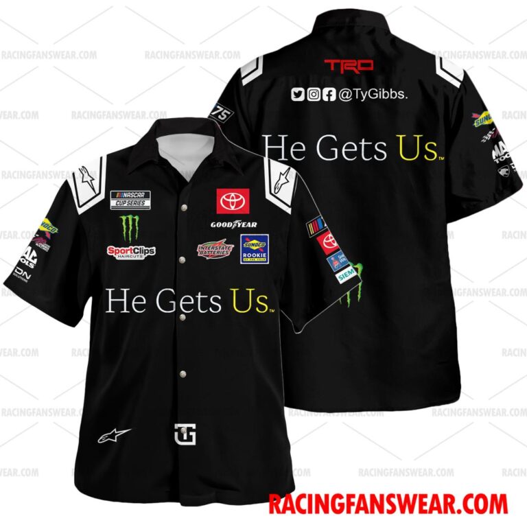 Nascar store - Loyal fans of Ty Gibbs's Unisex Hawaiian Shirt,Unisex Polo Shirt,Kid Hawaiian Shirt,Kid Polo Shirt:vintage nascar racing suit,uniform,apparel,shirts,merch,hoodie,jackets,shorts,sweatshirt,outfits,clothes