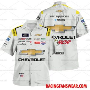 Nascar store - Loyal fans of Tyler Reddick's Unisex Hawaiian Shirt,Unisex Polo Shirt,Kid Hawaiian Shirt,Kid Polo Shirt:vintage nascar racing suit,uniform,apparel,shirts,merch,hoodie,jackets,shorts,sweatshirt,outfits,clothes