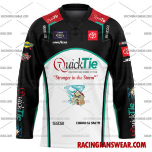 Chandler Smith Nascar Racing 2024 Joe Gibbs Racing Quick Tie Uniform Apparel Clothes Baseball Jersey Hockey Jersey 3 Nascar store - Loyal fans of Chandler Smith's Men's Baseball Jersey,Women's Baseball Jersey,Kid's Baseball Jersey,Men's Hockey Jerseys,WoMen's Hockey Jerseys,Youth's Hockey Jerseys:vintage nascar racing suit,uniform,apparel,shirts,merch,hoodie,jackets,shorts,sweatshirt,outfits,clothes