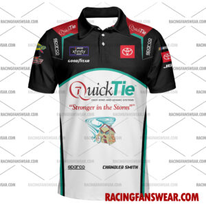 Chandler Smith Nascar Racing 2024 Joe Gibbs Racing Quick Tie Uniform Apparel Clothes Hawaiian Polo Shirts 4 Nascar store - Loyal fans of Chandler Smith's Unisex Hawaiian Shirt,Unisex Polo Shirt,Kid Hawaiian Shirt,Kid Polo Shirt:vintage nascar racing suit,uniform,apparel,shirts,merch,hoodie,jackets,shorts,sweatshirt,outfits,clothes