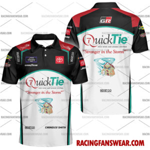 Chandler Smith Nascar Racing 2024 Joe Gibbs Racing Quick Tie Uniform Apparel Clothes Hawaiian Polo Shirts 3 Nascar store - Loyal fans of Chandler Smith's Unisex Hawaiian Shirt,Unisex Polo Shirt,Kid Hawaiian Shirt,Kid Polo Shirt:vintage nascar racing suit,uniform,apparel,shirts,merch,hoodie,jackets,shorts,sweatshirt,outfits,clothes
