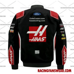 Cole Custer Nascar Racing 2024 Stewart Haas Racing Haas Uniform Apparel Clothes Bomber Thick Coat Sleeveless Hoodie Hooded T-Shirt 1 Nascar store - Loyal fans of Cole Custer's Bomber Jacket,Unisex Thick Coat,Unisex Sleeveless Hoodie,Unisex Hooded T-Shirt,Kid Sleeveless Hoodie,Kid Hooded T-Shirts,Kid Thick Coat:vintage nascar racing suit,uniform,apparel,shirts,merch,hoodie,jackets,shorts,sweatshirt,outfits,clothes