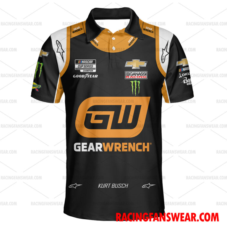 Nascar store - Loyal fans of Kurt Busch's Unisex Hawaiian Shirt,Unisex Polo Shirt,Kid Hawaiian Shirt,Kid Polo Shirt:vintage nascar racing suit,uniform,apparel,shirts,merch,hoodie,jackets,shorts,sweatshirt,outfits,clothes